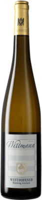 28,95 € Envío gratis | Vino Blanco Wittmann Westhofener Q.b.A. Rheinhessen Alemania Riesling 75 cl