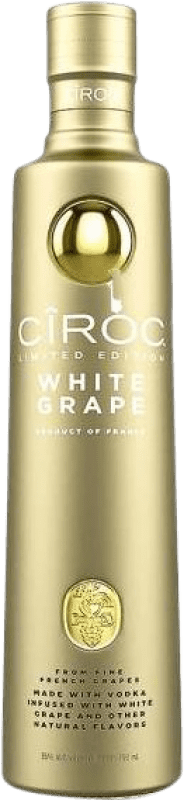 35,95 € 免费送货 | 伏特加 Cîroc White Grape 法国 瓶子 70 cl