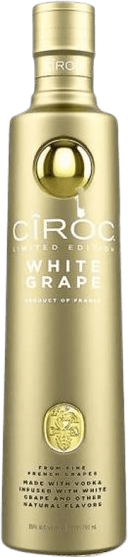 37,95 € Spedizione Gratuita | Vodka Cîroc White — Bianco Francia 70 cl Grape — Uva