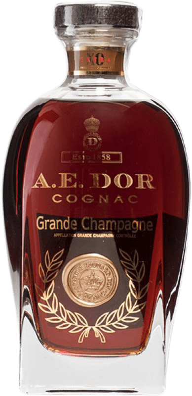 302,95 € Envio grátis | Cognac Conhaque A.E. DOR X.O. Extra Old A.O.C. Cognac França Garrafa 70 cl