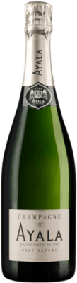 121,95 € Kostenloser Versand | Weißer Sekt Maison Ayala Brut Natur A.O.C. Champagne Champagner Frankreich Pinot Schwarz, Chardonnay, Pinot Meunier Magnum-Flasche 1,5 L
