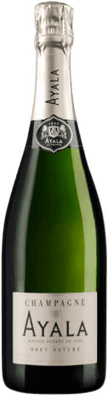 121,95 € Envío gratis | Espumoso blanco Maison Ayala Brut Nature A.O.C. Champagne Champagne Francia Pinot Negro, Chardonnay, Pinot Meunier Botella Magnum 1,5 L