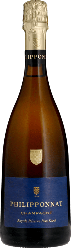 69,95 € 送料無料 | 白のスパークリングワイン Philipponnat Zéro Dosage — Brut Nature — ゼロ・ドサージュ Royale — ロイヤル レセルバ A.O.C. Champagne シャンパン フランス Pinot Noir — ピノ・ノワール, Chardonnay — シャルドネ, Pinot Meunier — ピノ・ムニエ 75 cl