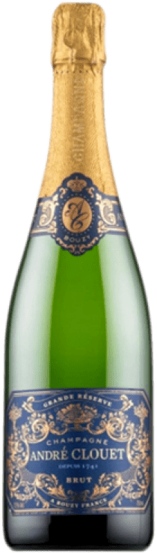 569,95 € Free Shipping | White Sparkling Wine André Clouet Grand Cru Grand Reserve — Long Barrel-Aged A.O.C. Champagne Champagne France Pinot Noir Imperial-Mathusalem Bottle 6 L