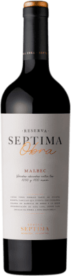 19,95 € 免费送货 | 红酒 Séptima Obra I.G. Mendoza Luján de Cuyo 阿根廷 Malbec 瓶子 75 cl