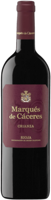 73,95 € 送料無料 | 赤ワイン Marqués de Cáceres Crianza — クリアンサ D.O.Ca. Rioja ラ・リオハ スペイン Tempranillo — テンプラニーリョ, Garnacha — グルナッシュ, Graciano — グラシアーノ ジェロボアム・ダブルマグナムボトル 3 L