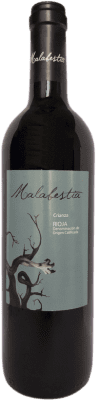 4,95 € 免费送货 | 红酒 La Rodetta Malabestia 岁 D.O.Ca. Rioja 拉里奥哈 西班牙 Tempranillo 瓶子 75 cl