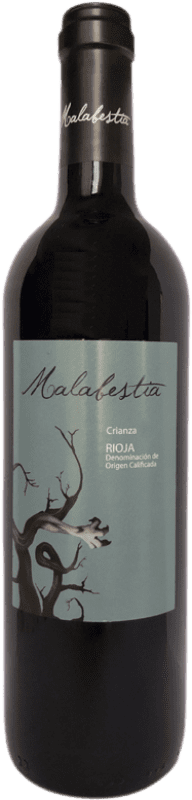 4,95 € Envio grátis | Vinho tinto La Rodetta Malabestia Crianza D.O.Ca. Rioja La Rioja Espanha Tempranillo Garrafa 75 cl