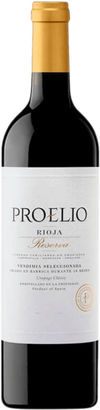 53,95 € Spedizione Gratuita | Vino Rosso Proelio VS Vendimia Seleccionada — Vendemmia Selezionata D.O.Ca. Rioja La Rioja Spagna Tempranillo, Garnacha — Grenache, Graciano Bottiglia Magnum 1,5 L