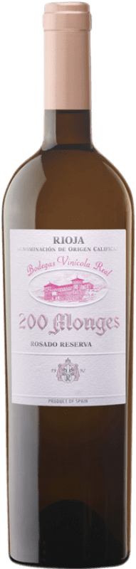 49,95 € 送料無料 | ロゼワイン Vinícola Real 200 Monges D.O.Ca. Rioja ラ・リオハ スペイン Garnacha — グルナッシュ, Viura — ヴィウラ 75 cl