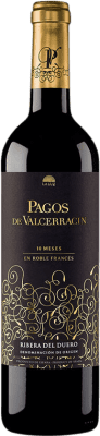 28,95 € Envío gratis | Vino tinto Pagos de Valcerracín 10 Meses Crianza D.O. Ribera del Duero Castilla y León España Tempranillo Botella Magnum 1,5 L