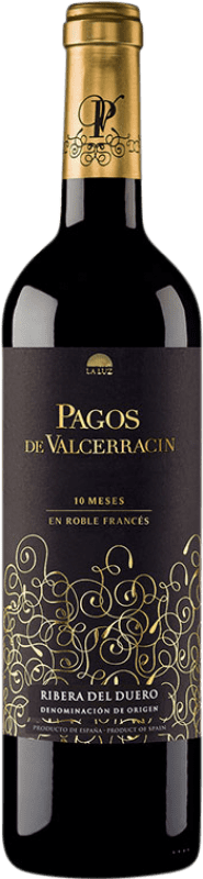 29,95 € 送料無料 | 赤ワイン Pagos de Valcerracín 10 Meses Crianza — クリアンサ D.O. Ribera del Duero カスティーリャ・イ・レオン スペイン Tempranillo — テンプラニーリョ マグナムボトル 1,5 L