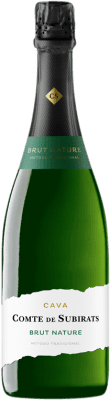 6,95 € Envio grátis | Espumante branco Vilarnau Comte de Subirats Brut Nature D.O. Cava Catalunha Espanha Macabeo Garrafa 75 cl