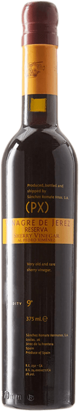 13,95 € Envio grátis | Vinagre Sánchez Romate PX D.O. Jerez-Xérès-Sherry Andaluzia Espanha Pedro Ximénez Meia Garrafa 37 cl