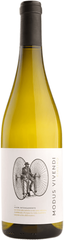 11,95 € Envío gratis | Vino blanco Viña Costeira Modus Vivendi D.O. Ribeiro Galicia España Loureiro, Treixadura, Albariño Botella 75 cl