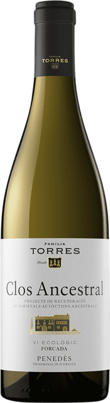 16,95 € 免费送货 | 白酒 Torres Clos Ancestral Blanco D.O. Penedès 加泰罗尼亚 西班牙 Xarel·lo 瓶子 75 cl