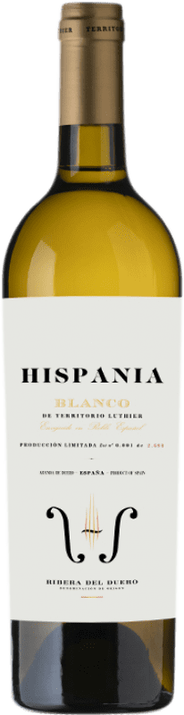 43,95 € Envio grátis | Vinho branco Territorio Luthier Hispania Blanco D.O. Ribera del Duero Castela e Leão Espanha Viura, Malvasía, Albillo Garrafa 75 cl