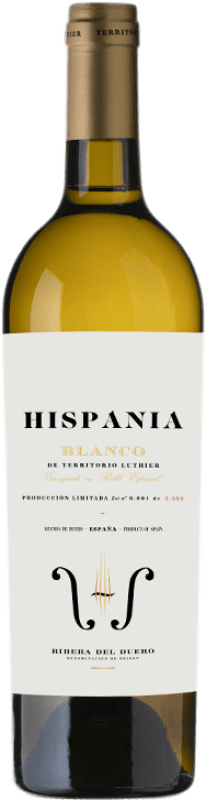 34,95 € Envio grátis | Vinho Branco Territorio Luthier Hispania D.O. Ribera del Duero Castela e Leão Espanha Viura, Malvasia, Albillo 75 cl
