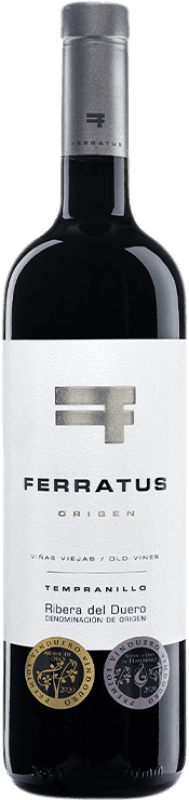 26,95 € 免费送货 | 红酒 Ferratus Origen D.O. Ribera del Duero 卡斯蒂利亚莱昂 西班牙 Tempranillo 瓶子 75 cl