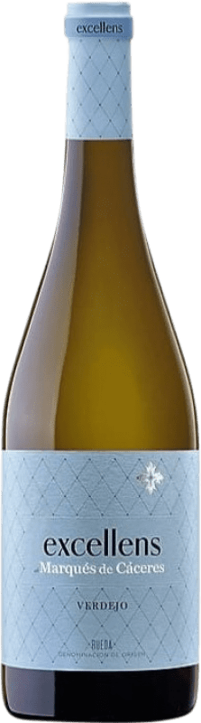 11,95 € Envío gratis | Vino Blanco Marqués de Cáceres Excellens D.O. Rueda Castilla y León España Verdejo 75 cl