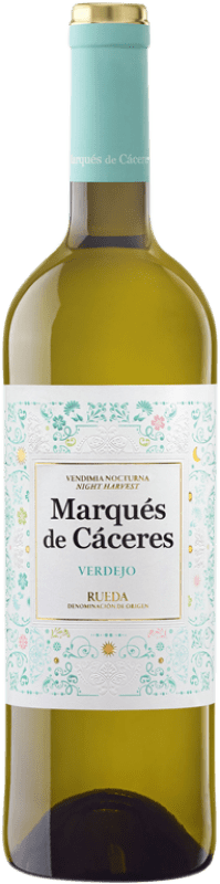 15,95 € Spedizione Gratuita | Vino bianco Marqués de Cáceres D.O. Rueda Castilla y León Spagna Verdejo Bottiglia Magnum 1,5 L