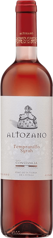 8,95 € 免费送货 | 玫瑰酒 Finca Constancia Altozano Rosado I.G.P. Vino de la Tierra de Castilla 卡斯蒂利亚 - 拉曼恰 西班牙 Tempranillo 瓶子 75 cl