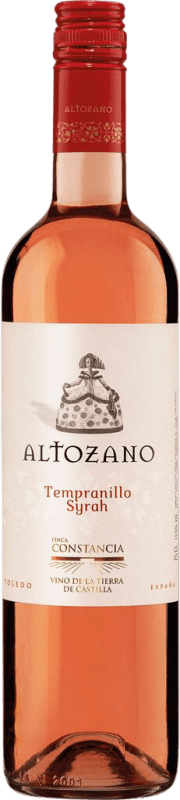 7,95 € Kostenloser Versand | Rosé-Wein Finca Constancia Altozano Rosado I.G.P. Vino de la Tierra de Castilla Kastilien-La Mancha Spanien Tempranillo Flasche 75 cl