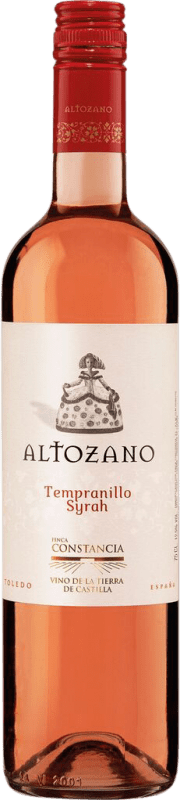 6,95 € Spedizione Gratuita | Vino Rosato Finca Constancia Altozano I.G.P. Vino de la Tierra de Castilla Castilla-La Mancha Spagna Tempranillo 75 cl