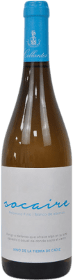 27,95 € Бесплатная доставка | Белое вино Primitivo Collantes Socaire I.G.P. Vino de la Tierra de Cádiz Андалусия Испания Palomino Fino бутылка 75 cl