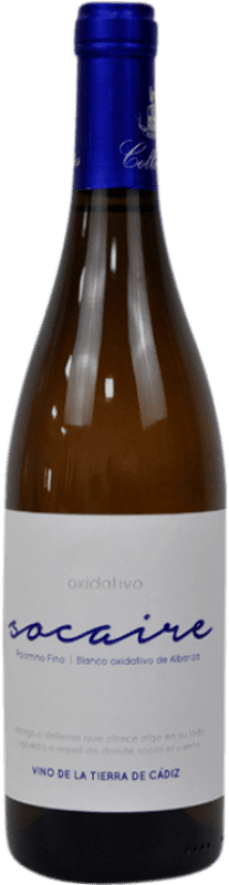 51,95 € Бесплатная доставка | Белое вино Primitivo Collantes Socaire Oxidativo I.G.P. Vino de la Tierra de Cádiz Андалусия Испания Palomino Fino бутылка 75 cl