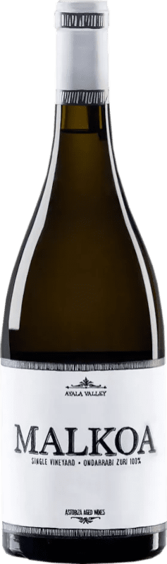 29,95 € Envio grátis | Vinho branco Señorío de Astobiza Malkoa D.O. Arabako Txakolina País Basco Espanha Hondarribi Zuri Garrafa 75 cl
