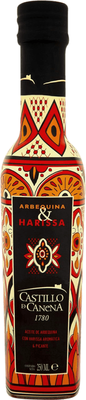 25,95 € Free Shipping | Olive Oil Castillo de Canena Harissa Andalusia Spain Arbequina Small Bottle 25 cl