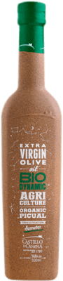 28,95 € Spedizione Gratuita | Olio d'Oliva Castillo de Canena Biodinamic Organic Andalusia Spagna Picual Bottiglia Medium 50 cl