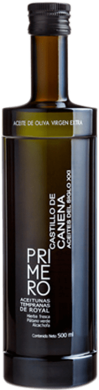 41,95 € Envío gratis | Aceite de Oliva Castillo de Canena Primero Royal Temprano Andalucía España Botella Medium 50 cl