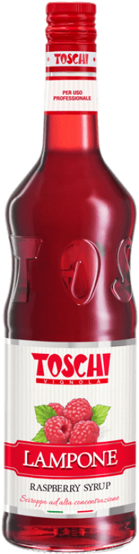 19,95 € Spedizione Gratuita | Schnapps Toschi Sirope Frambuesa Italia Bottiglia 1 L Senza Alcol