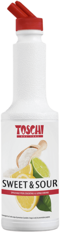 23,95 € Envío gratis | Schnapp Toschi Puré Sweet and Sour Italia Botella 1 L Sin Alcohol