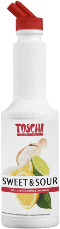 24,95 € Free Shipping | Schnapp Toschi Puré Sweet and Sour Italy Bottle 1 L Alcohol-Free