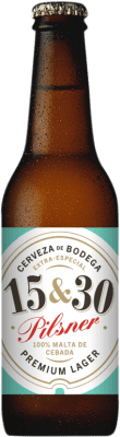 2,95 € 送料無料 | ビール Sherry Beer 15&30 Pilsner Cerveza de Bodega アンダルシア スペイン 3分の1リットルのボトル 33 cl