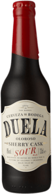 8,95 € Бесплатная доставка | Пиво Sherry Beer Duela Sour Ale Sherry Oloroso Cask Андалусия Испания треть литровая бутылка 33 cl