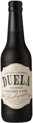 5,95 € Kostenloser Versand | Bier Sherry Beer Duela Barleywine Sherry Oloroso Cask Andalusien Spanien Drittel-Liter-Flasche 33 cl