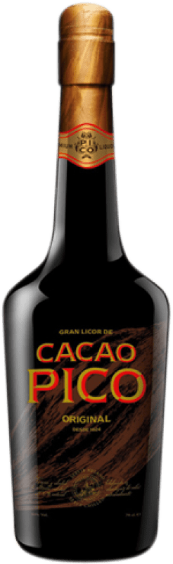 9,95 € Kostenloser Versand | Liköre Cacao Pico Spanien Drittel-Liter-Flasche 35 cl