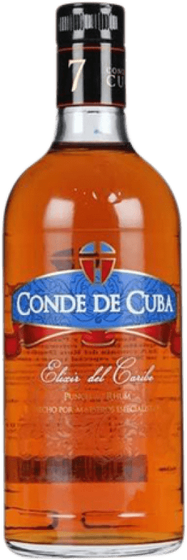 10,95 € Envio grátis | Rum Conde de Cuba Elixir Cuba Garrafa 70 cl