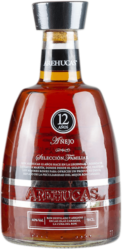 34,95 € Free Shipping | Rum Arehucas Reserve Spain 12 Years Bottle 70 cl