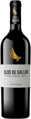 32,95 € 送料無料 | 赤ワイン Vicente Gandía Clos de Gallur D.O. Valencia バレンシアのコミュニティ スペイン Tempranillo, Syrah, Cabernet Sauvignon ボトル 75 cl