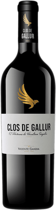 32,95 € Spedizione Gratuita | Vino Rosso Vicente Gandía Clos de Gallur D.O. Valencia Comunità Valenciana Spagna Tempranillo, Syrah, Cabernet Sauvignon 75 cl