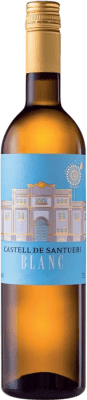 12,95 € Envío gratis | Vino blanco Terra de Falanis Castell de Santueri Blanc I.G.P. Vi de la Terra de Mallorca Mallorca España Callet, Premsal Botella 75 cl