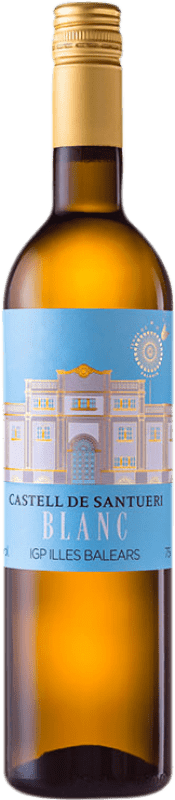 12,95 € 免费送货 | 白酒 Terra de Falanis Castell de Santueri Blanc I.G.P. Vi de la Terra de Mallorca 马略卡 西班牙 Callet, Premsal 瓶子 75 cl