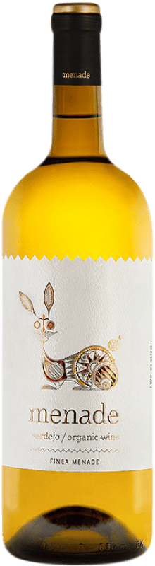 21,95 € Envio grátis | Vinho branco Menade I.G.P. Vino de la Tierra de Castilla y León Castela e Leão Espanha Verdejo Garrafa Magnum 1,5 L