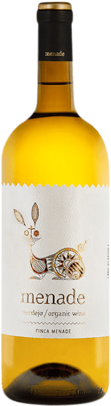 27,95 € Envío gratis | Vino blanco Menade I.G.P. Vino de la Tierra de Castilla y León Castilla y León España Verdejo Botella Magnum 1,5 L