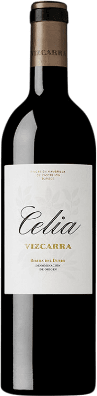 79,95 € Spedizione Gratuita | Vino rosso Vizcarra Celia D.O. Ribera del Duero Castilla y León Spagna Tempranillo, Grenache Bottiglia 75 cl